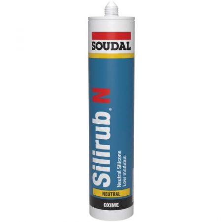 Soudal silirub N low modulus silicone (Clear)