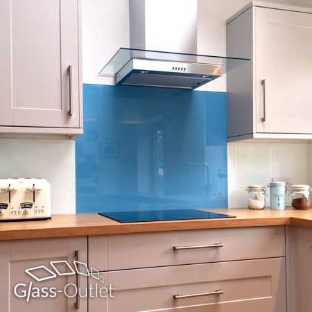 Plain Coloured Toughened Hob Splashback