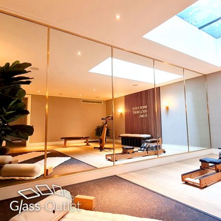 LuxoBar Gym Mirror Installation