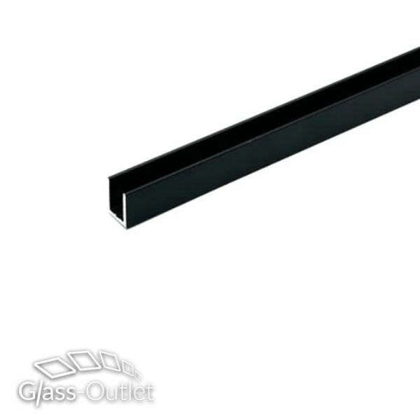 Fixed Shower Screen with Black U-Channel - Image 4