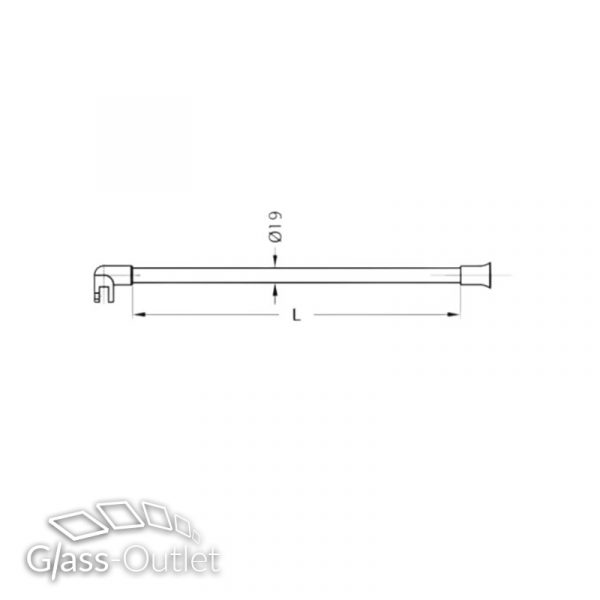 Fixed Shower Screen with Chrome U-Channel - Image 5