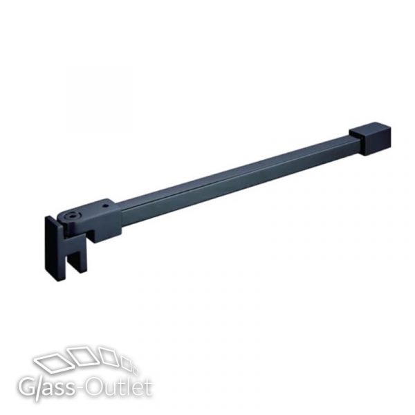 Fixed Shower Screen with Black U-Channel - Image 6