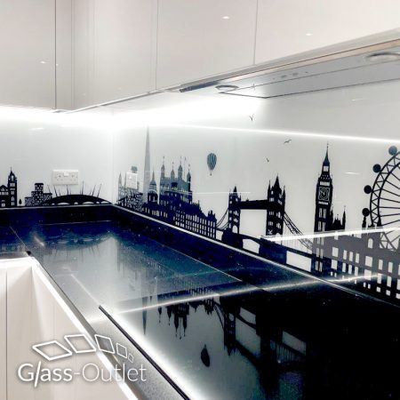 Digital Printed Kitchen Glass Splashbacks