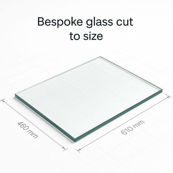 Toughened glass cut to size bespoke glass