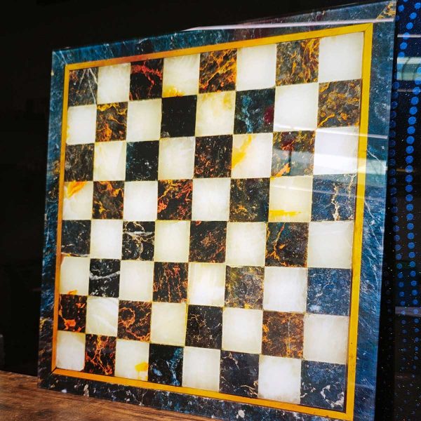 Glass chess board printed bespoke glass - Image 3